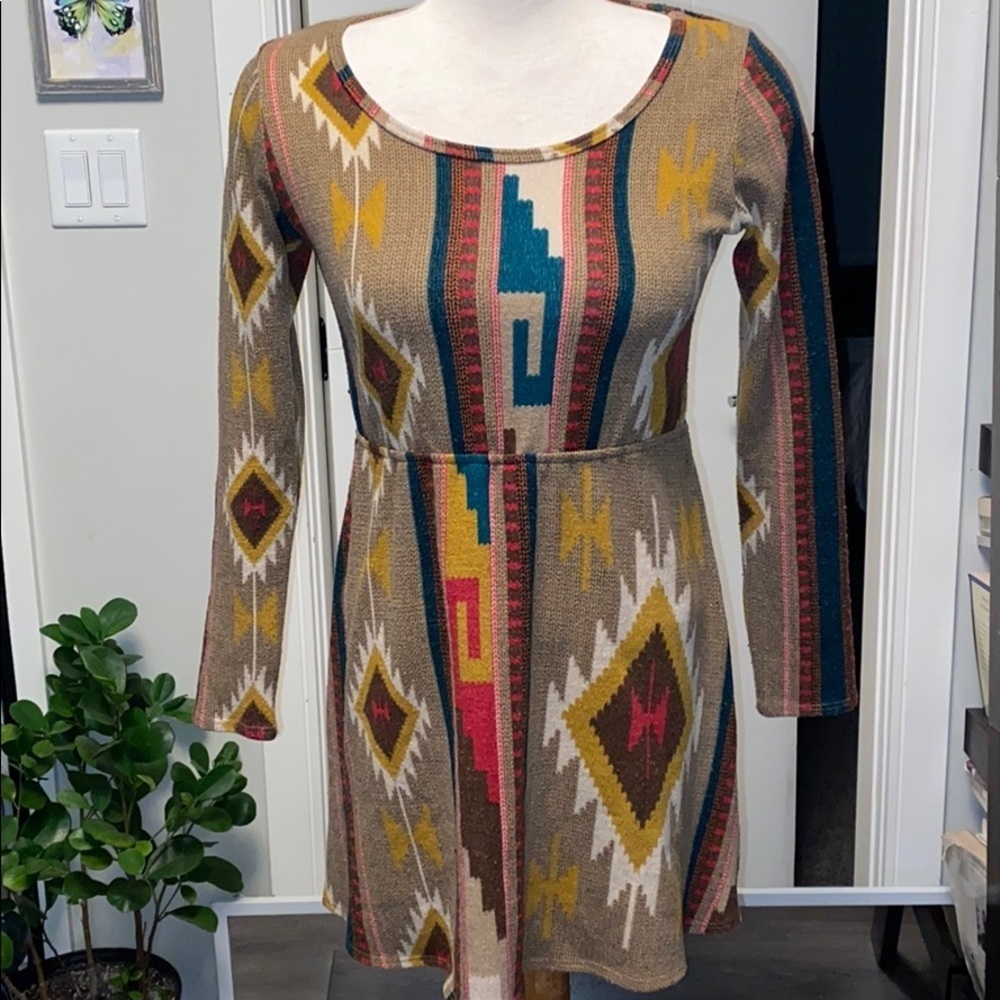 Small Francescas birdcage sweater dress
